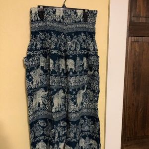 The Elephant Pants - blue heram pants